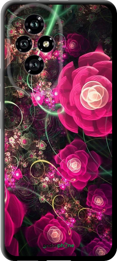 TPU чехол Абстрактные цветы 3 для Huawei Honor 200 - 850b-3731 изображение 