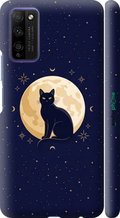 3D пластиковый матовый чехол 'Cute Cat Celestial/Witchy' для Huawei Honor 30 Lite изображение 5