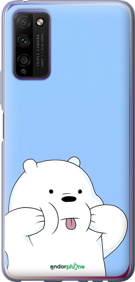 Силиконовый чехол Милый мишка для Huawei Honor 30 Lite - 6357u-2074 изображение 