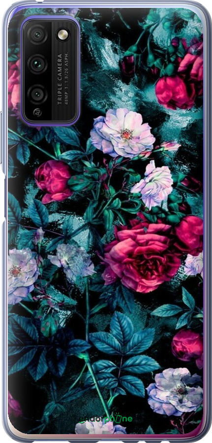Силіконовий чехол Сад та троянди для Huawei Honor 30 Lite - 6483u-2074 изображение 