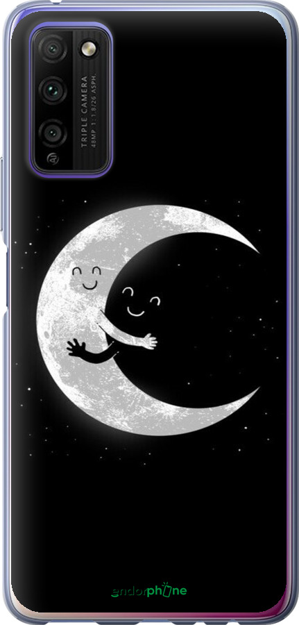 Силіконовий чехол Місячні обійми для Huawei Honor 30 Lite - 6508u-2074 изображение 