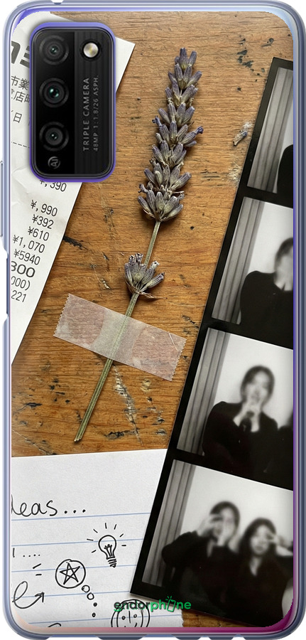 Силиконовый чехол Aesthetic Scrapbook Collage для Huawei Honor 30 Lite - 6773u-2074 изображение 