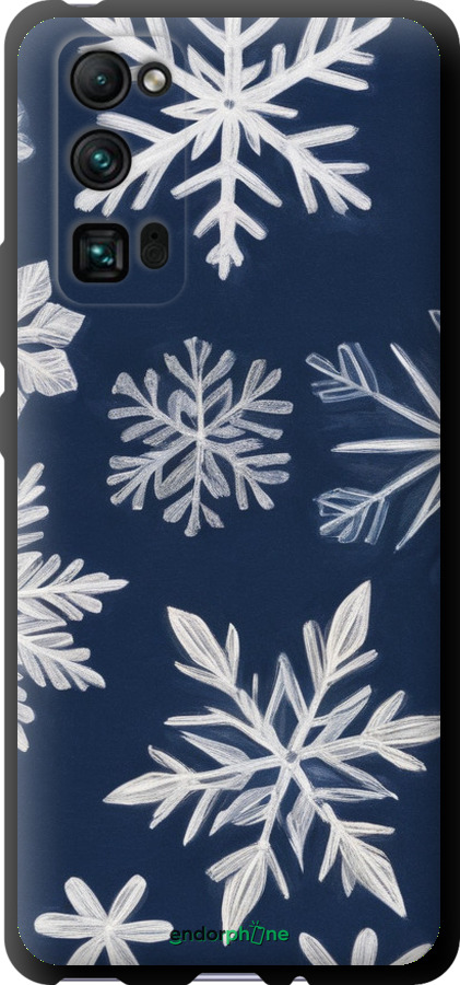 TPU чехол Сніжинки для Huawei Honor 30 Pro - 5821b-1920 изображение 