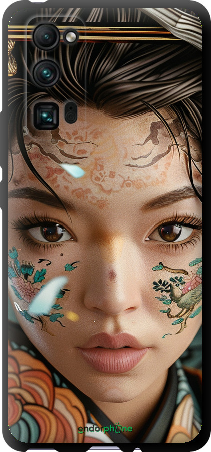 TPU чехол Погляд душі самурая для Huawei Honor 30 Pro - 6076b-1920 изображение 