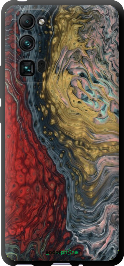 TPU чехол С изображением абстрактной живописи для Huawei Honor 30 Pro - 6530b-1920 изображение 