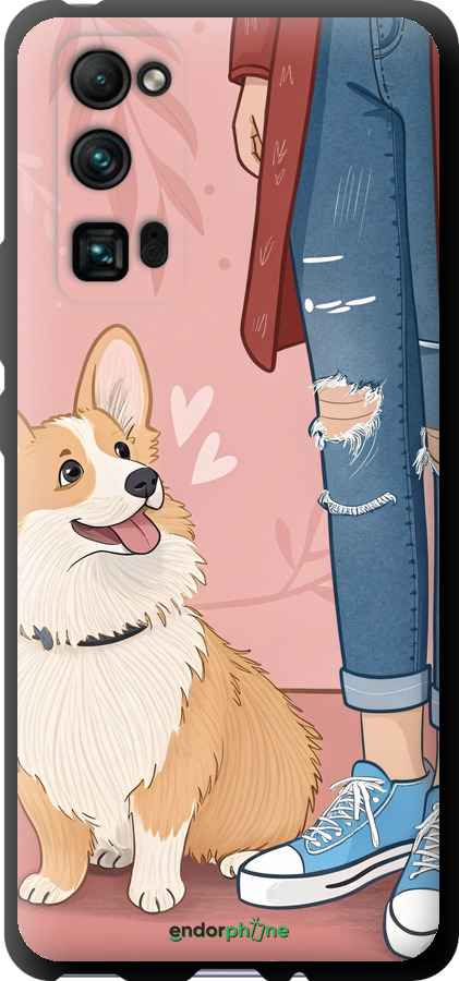 TPU чехол Корги 3 для Huawei Honor 30 Pro - 6707b-1920 изображение 
