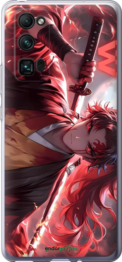Силиконовый чехол Аниме воин для Huawei Honor 30 Pro - 6281u-1920 изображение 