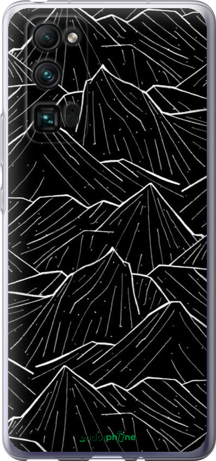 Силіконовий чехол Із зображенням Темних гір для Huawei Honor 30 Pro - 6489u-1920 изображение 