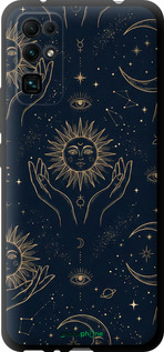 TPU чехол 'Celestial Harmony: Sun & Moon Gold Mystic Pattern' для Huawei Honor 30 изображение 3