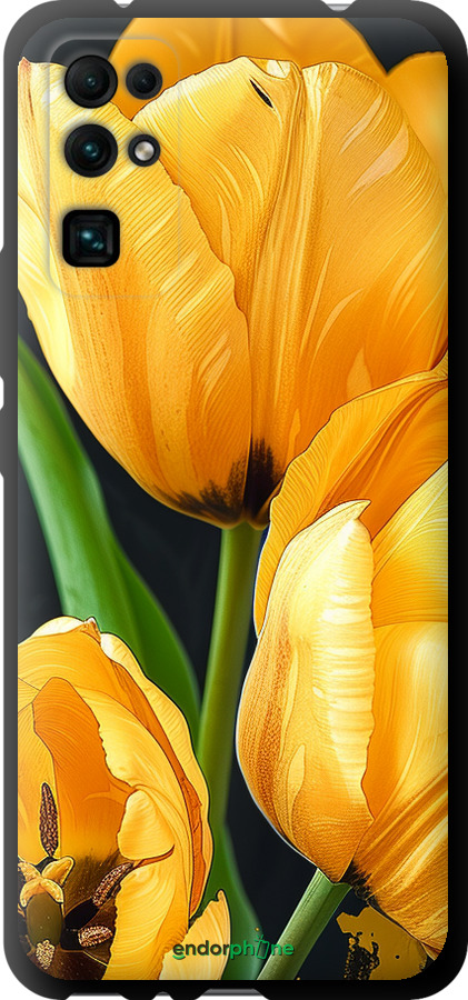 TPU чехол Жовті тюльпани для Huawei Honor 30 - 5991b-1921 изображение 