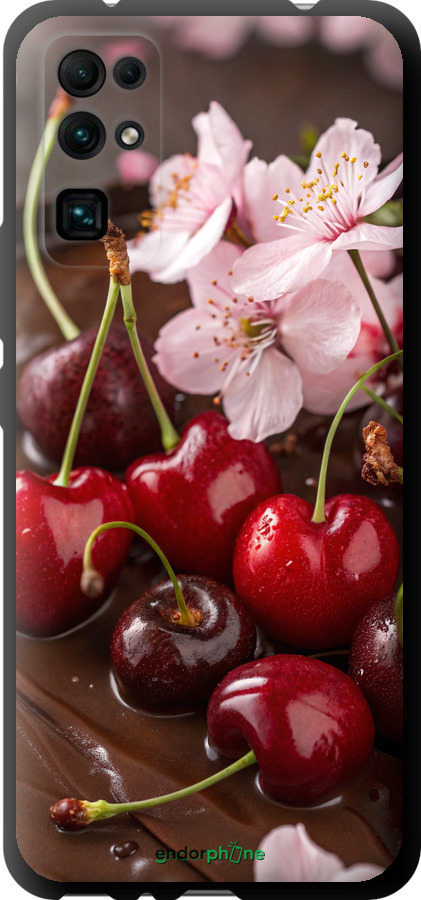 TPU чехол Вишня в шоколаде для Huawei Honor 30 - 6698b-1921 изображение 