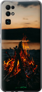 Силиконовый чехол Огонь для Huawei Honor 30 - 6021u-1921 изображение 