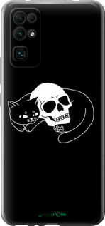 Силиконовый чехол С изображением кота и черепа для Huawei Honor 30 - 6491u-1921 изображение 