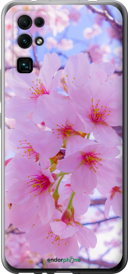 Силиконовый чехол Сакура для Huawei Honor 30 - 6029u-1921 изображение 