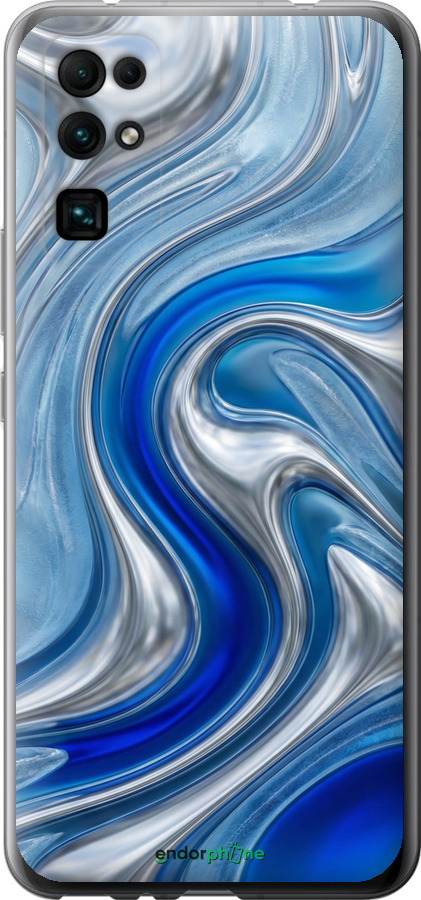 Силиконовый чехол Liquid Chrome для Huawei Honor 30 - 6781u-1921 изображение 