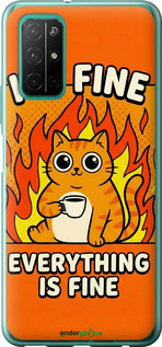 Силиконовый чехол 'Funny Cat' для Huawei Honor 30S изображение 5