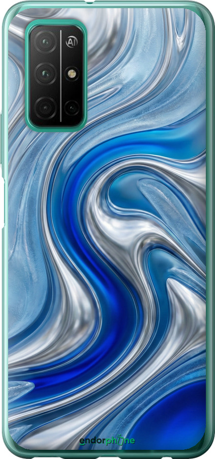Силиконовый чехол Liquid Chrome для Huawei Honor 30S - 6781u-1897 изображение 