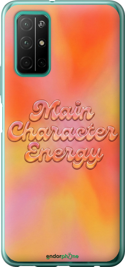 Силиконовый чехол Aura Gradient Main Character Energy Aesthetic Y2K для Huawei Honor 30S - 6783u-1897 изображение 