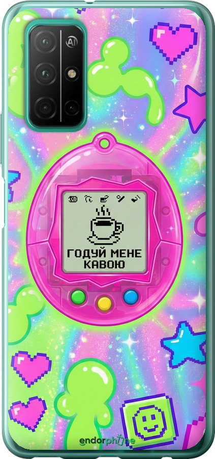 Силиконовый чехол Y2K Aesthetic Retro Pet: Годуй мене кавою для Huawei Honor 30S - 6784u-1897 изображение 