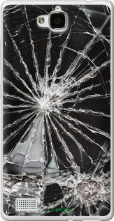 Силиконовый чехол Glass для Huawei Honor 3C - 6608u-307 изображение 