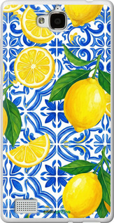 Силиконовый чехол Grocery Girl Italian Summer для Huawei Honor 3C - 6766u-307 изображение 