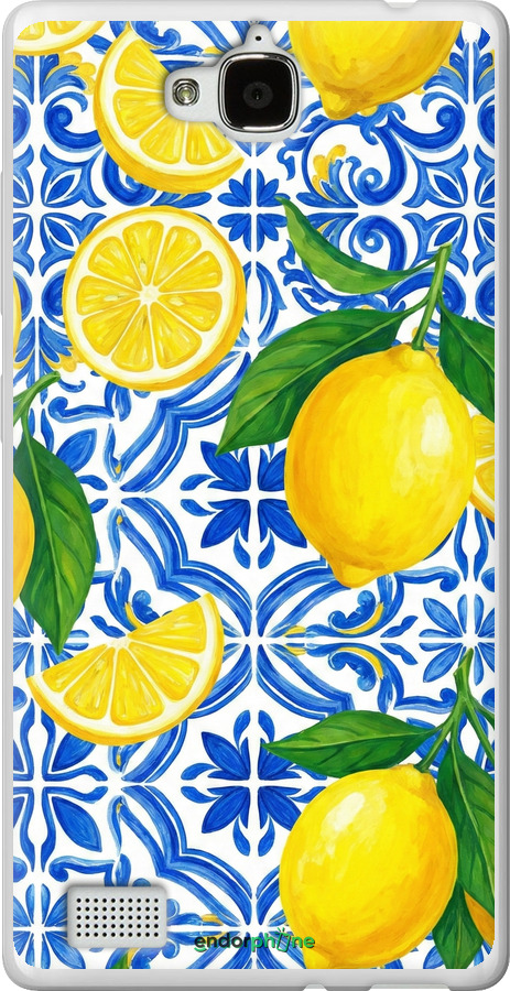 Силиконовый чехол Grocery Girl Italian Summer для Huawei Honor 3C - 6766u-307 изображение 