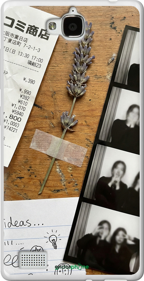 Силиконовый чехол Aesthetic Scrapbook Collage для Huawei Honor 3C - 6773u-307 изображение 