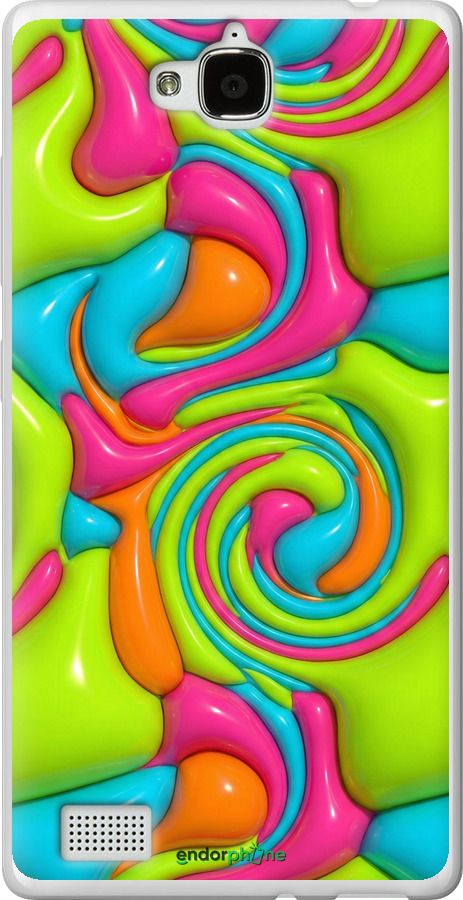 Силіконовий чехол Y2K Jelly Dream для Huawei Honor 3C - 6780u-307 изображение 