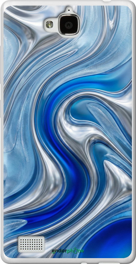 Силиконовый чехол Liquid Chrome для Huawei Honor 3C - 6781u-307 изображение 