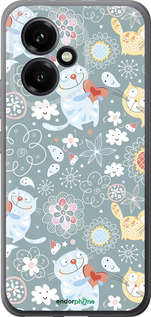 Силиконовый чехол Котята v3 для Huawei Honor 400 5G - 1223u-4017 изображение 