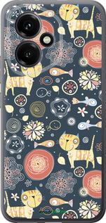 Силиконовый чехол Котята v4 для Huawei Honor 400 5G - 1224u-4017 изображение 