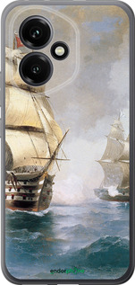 Силиконовый чехол Айвазовский. Корабли для Huawei Honor 400 5G - 160u-4017 изображение 