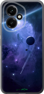 Силиконовый чехол Планеты в синем космосе для Huawei Honor 400 5G - 171u-4017 изображение 