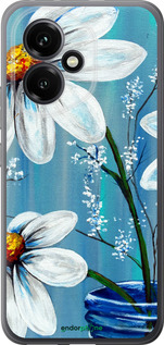 Силиконовый чехол Красивые арт-ромашки для Huawei Honor 400 5G - 4031u-4017 изображение 