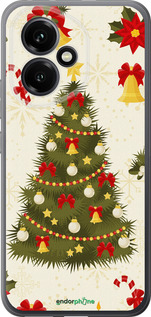Силиконовый чехол Новогодняя елка для Huawei Honor 400 5G - 4198u-4017 изображение 