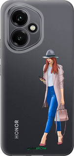 Силиконовый чехол Девушка 1 для Huawei Honor 400 5G - 4751u-4017 изображение 