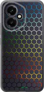 Силиконовый чехол Переливающиеся соты для Huawei Honor 400 5G - 498u-4017 изображение 