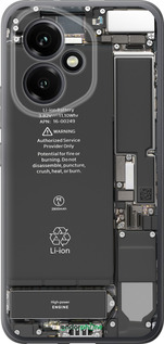 Силиконовый чехол Детали смартфона для Huawei Honor 400 5G - 5487u-4017 изображение 