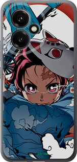 Силиконовый чехол Танджиро Камадо для Huawei Honor 400 5G - 5574u-4017 изображение 