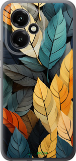 Силиконовый чехол Кольорове листя для Huawei Honor 400 5G - 5644u-4017 изображение 