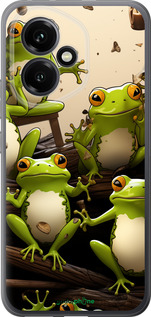 Силиконовый чехол Жабки для Huawei Honor 400 5G - 5656u-4017 изображение 