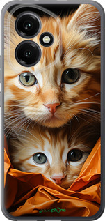 Силиконовый чехол Котики 2 для Huawei Honor 400 5G - 5664u-4017 изображение 