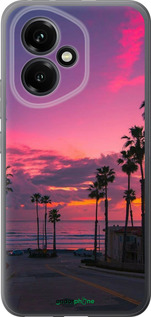 Силиконовый чехол Пальмы для Huawei Honor 400 5G - 5873u-4017 изображение 