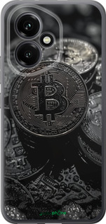Силиконовый чехол Black Bitcoin для Huawei Honor 400 5G - 6090u-4017 изображение 