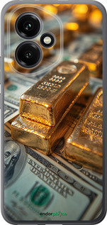 Силиконовый чехол Слитки и доллары для Huawei Honor 400 5G - 6105u-4017 изображение 