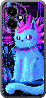Силиконовый чехол Кот панк для Huawei Honor 400 5G - 6311u-4017 изображение 