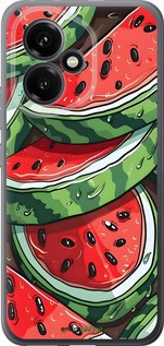 Силиконовый чехол Арбуз для Huawei Honor 400 5G - 6315u-4017 изображение 