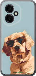 Силиконовый чехол Пес в очках для Huawei Honor 400 5G - 6381u-4017 изображение 