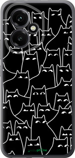 Силиконовый чехол С изображением кошек для Huawei Honor 400 5G - 6470u-4017 изображение 