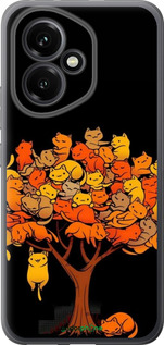 Силиконовый чехол Дерево и котики для Huawei Honor 400 5G - 6516u-4017 изображение 